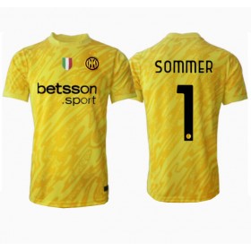 Inter Milan Yann Sommer #1 Målvakt Borta Kläder 2024-25 Kortärmad